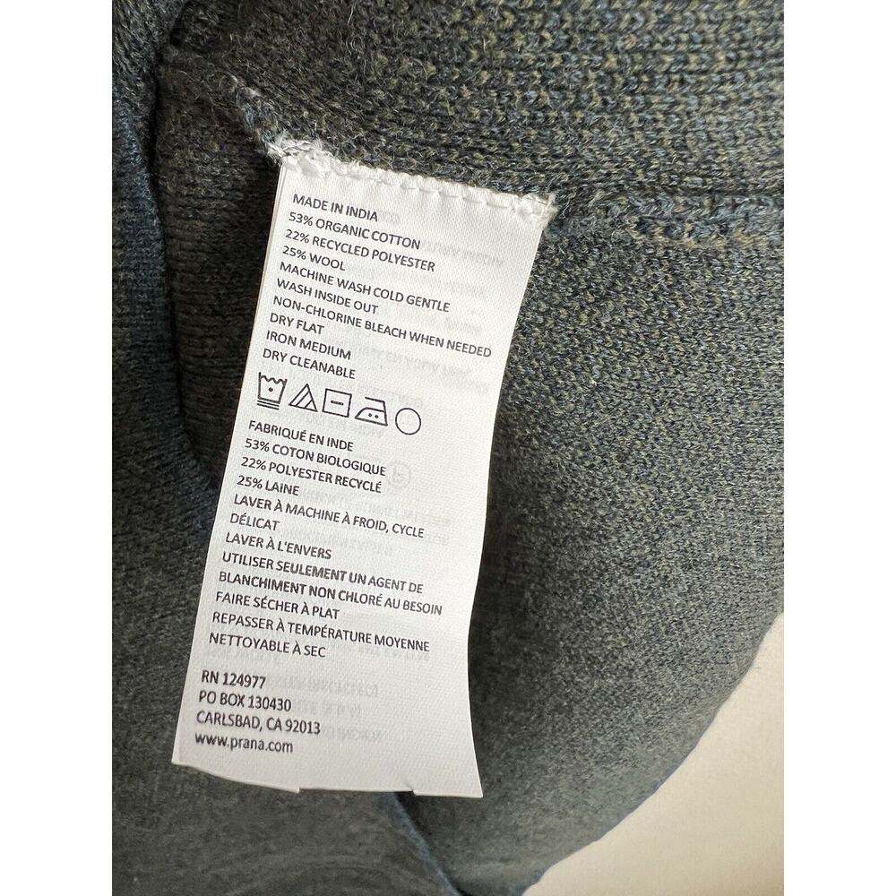 PRANA Womens South Rock Sweater Dress Size Small Gray Blue Midi NWT - Picture 8 of 9